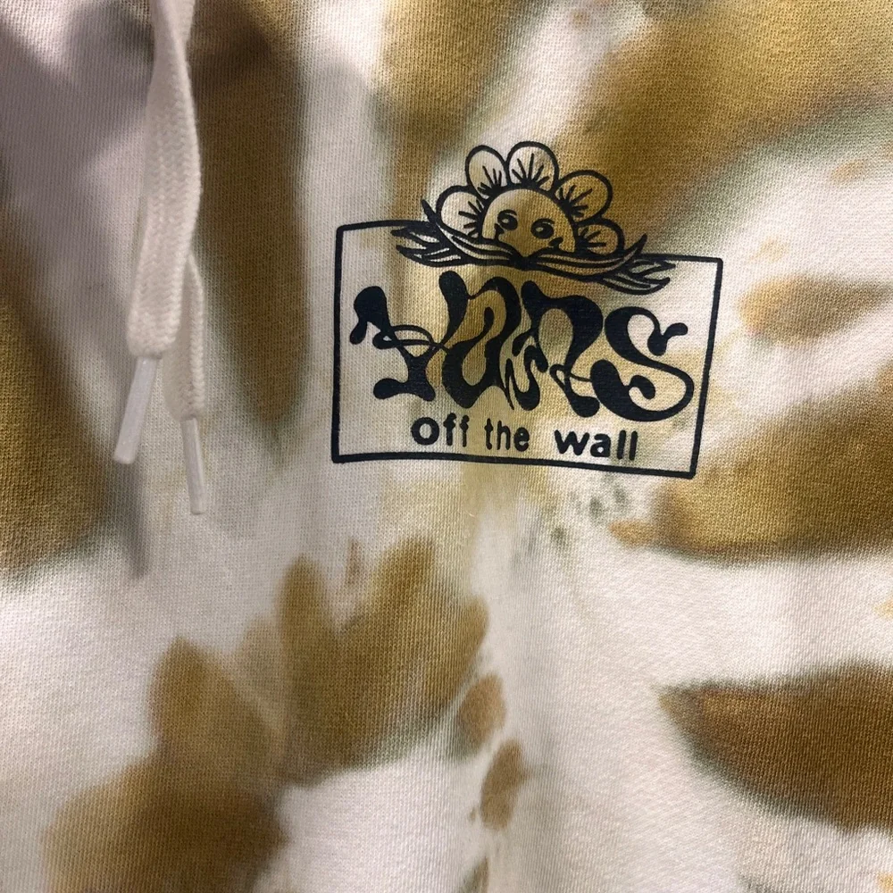 Vans Brown and Cream Tie-Dye Hoodie - Picture 6 of 7